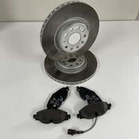Genuine Audi Set Front Brake Discs And Pads 8v0698151 5q0615301f