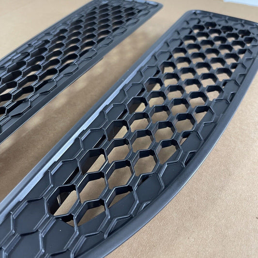 NEW Pair Genuine JAGUAR F type Right Left Hand Matt Black Bonnet VENTS
