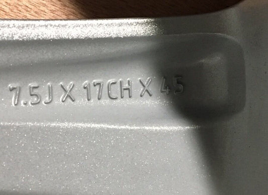 Genuine Discovery Sport 17"  Alloy Wheel 7.5Jx17 Offset 45 5 Spoke