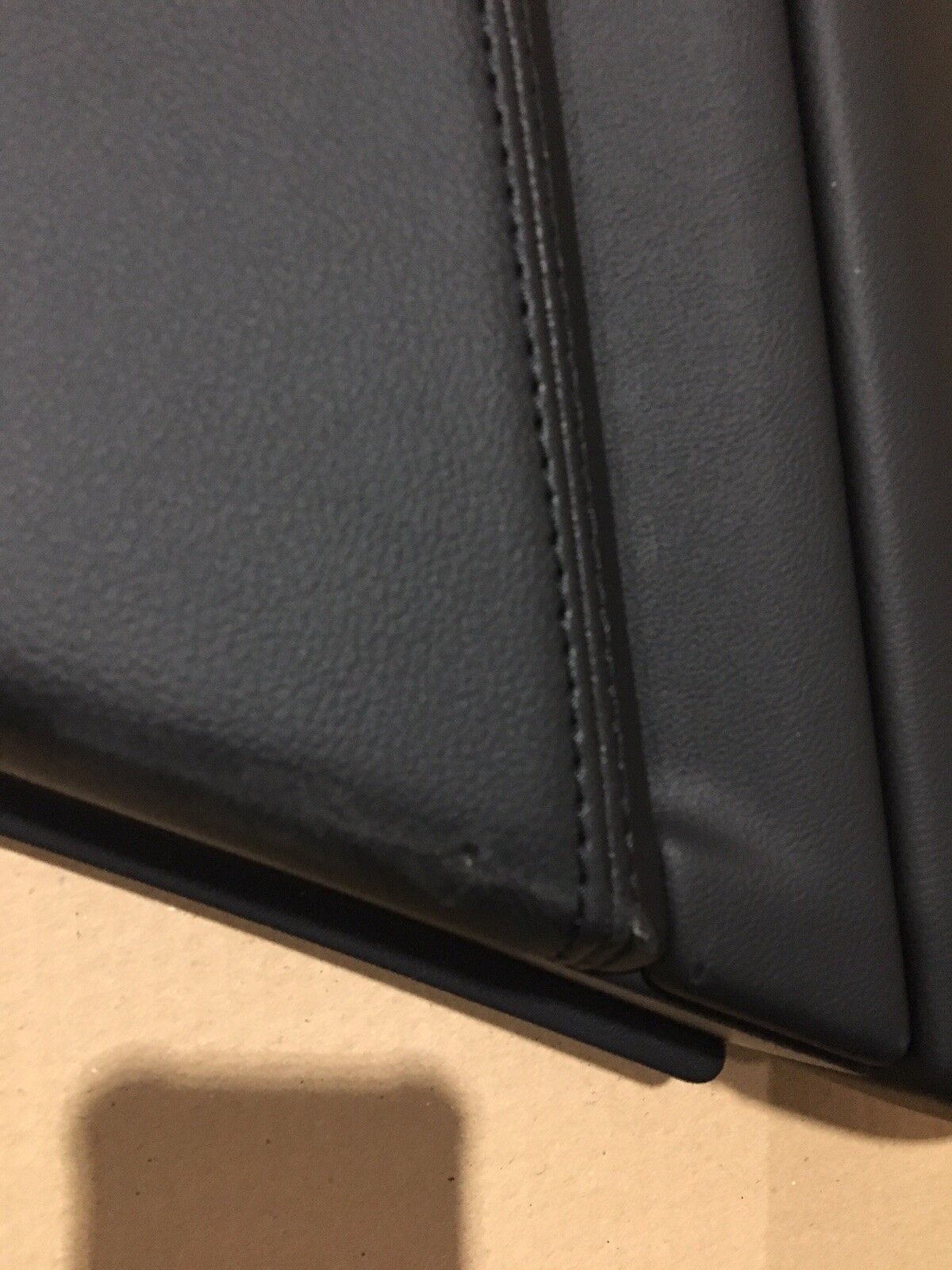 Jaguar Fpace Rear Door Card RH Leather, Black Stitch LED DG14