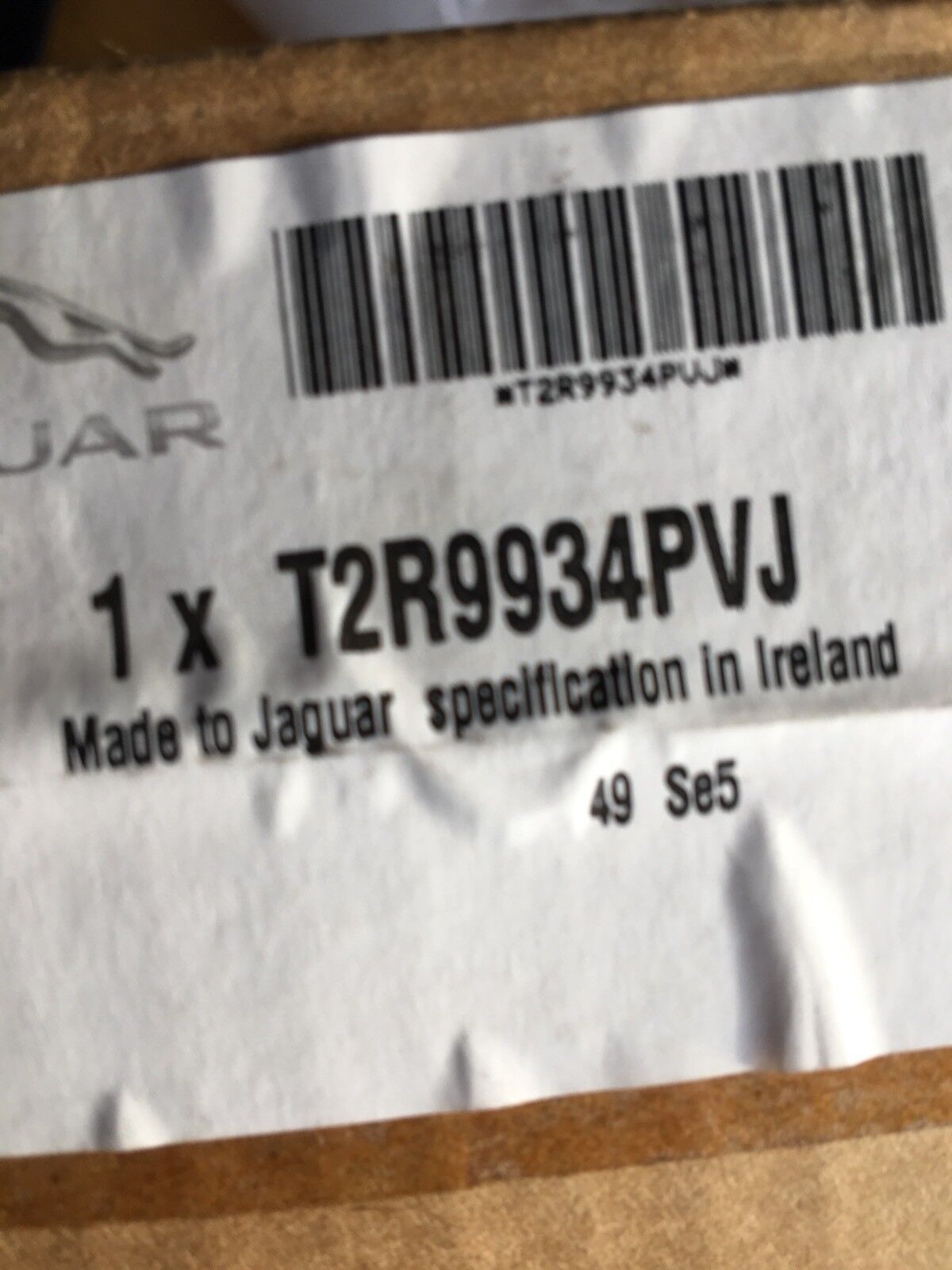 New Genuine Jaguar F type Facia Assembly End Panel Jet T2R9934PVJ RH