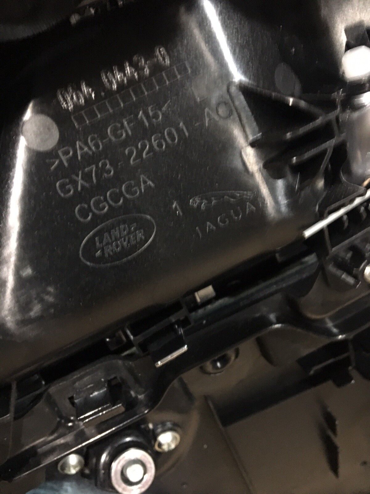 Jaguar Fpace Front Door Card LHD Drivers Side Leather, Cream Stitch LED DG1