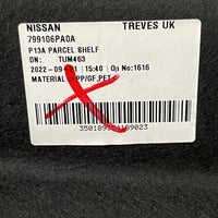 New Genuine Original Nissan Juke Parcel Shelf 2020-22 P13A 799106PA0A