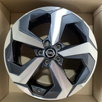 New Genuine Nissan Qashqai 18" Alloy Wheel Grey And Diamond Cut D03006UA3A