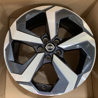 New Genuine Set Of 4 Nissan Qashqai 18" Alloy Wheels Grey And Diamond Cut