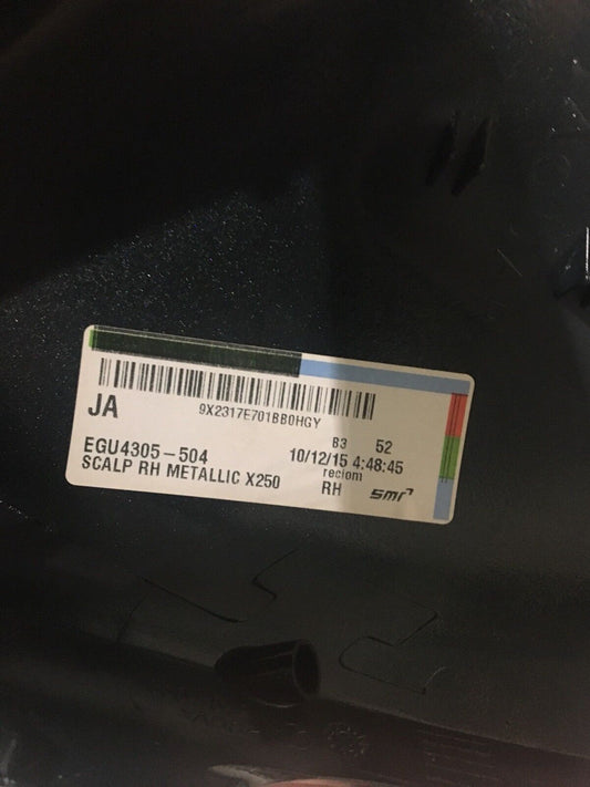 Jaguar XJ X351 Right Hand OS Door Mirror BRG Metallic Green HGY Wing Mirror