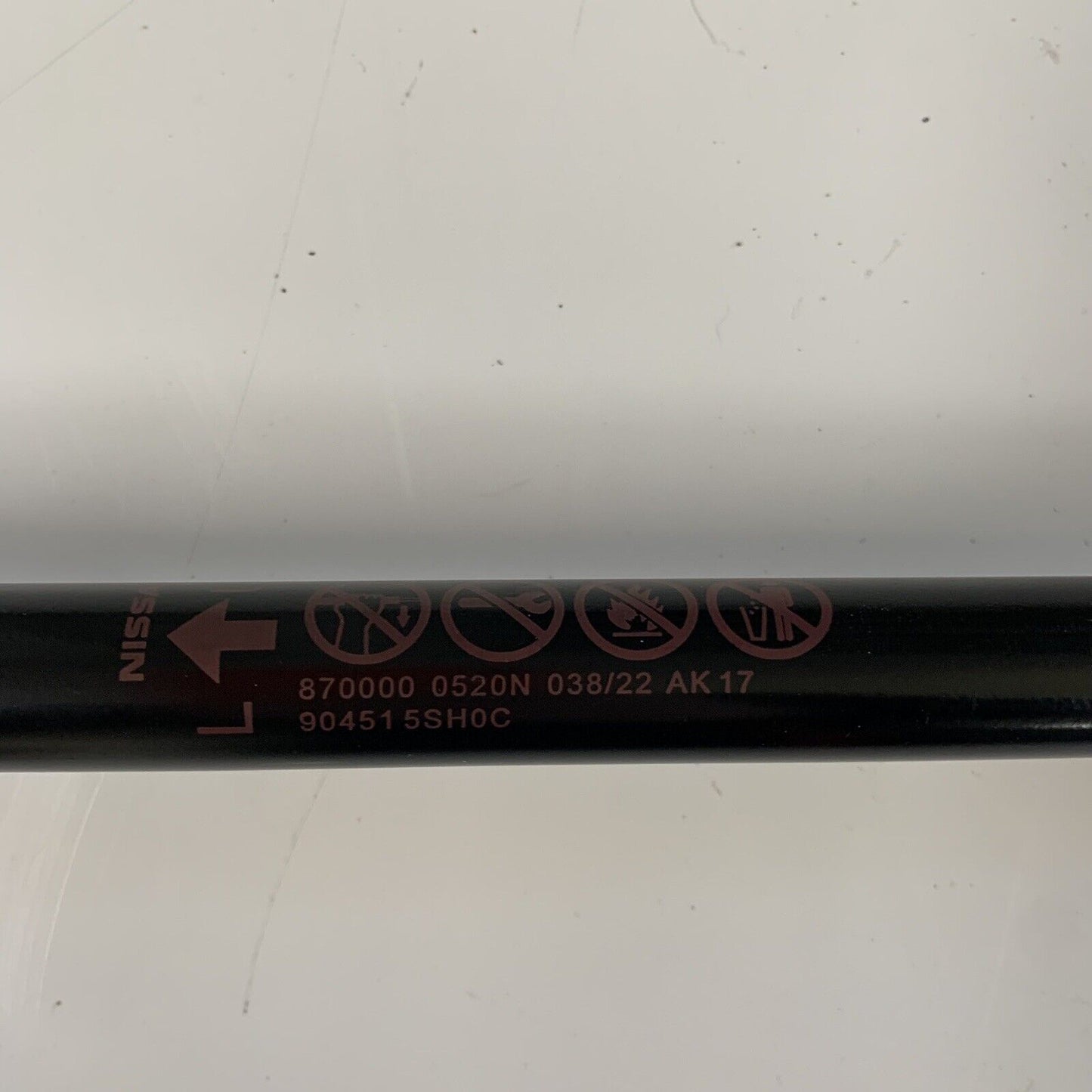 New Genuine Nissan Leaf Rear Boot Tailgate Gas Struts Pair 904505SH0C