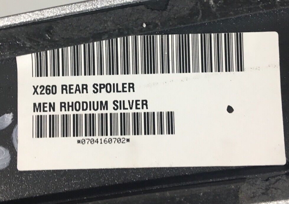 Genuine Jaguar all new XF X260 Standard Rear Spoiler | MEN Rhodium Silver