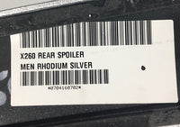 Genuine Jaguar all new XF X260 Standard Rear Spoiler | MEN Rhodium Silver