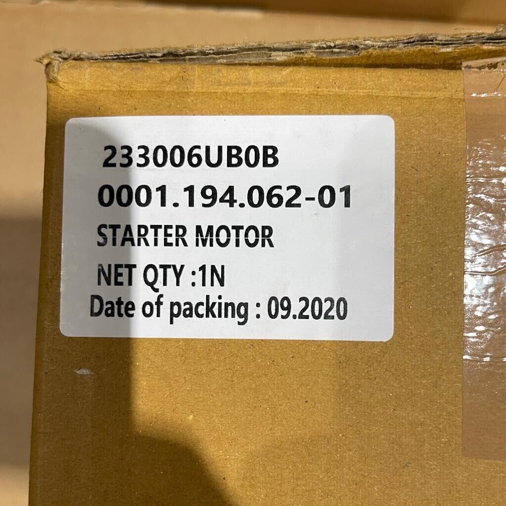 New Genuine Nissan  Starter Motor F16 233006UB0B