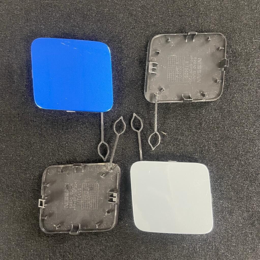 GENUINE NISSAN QASHQAI WHITE FRONT TOWING EYE HOOK COVER 2020-2022 622a06ua0h