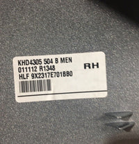 Jaguar XF Right  Hand OS Door Mirror Indus Silver MEN 2008-2013 Wing Mirror