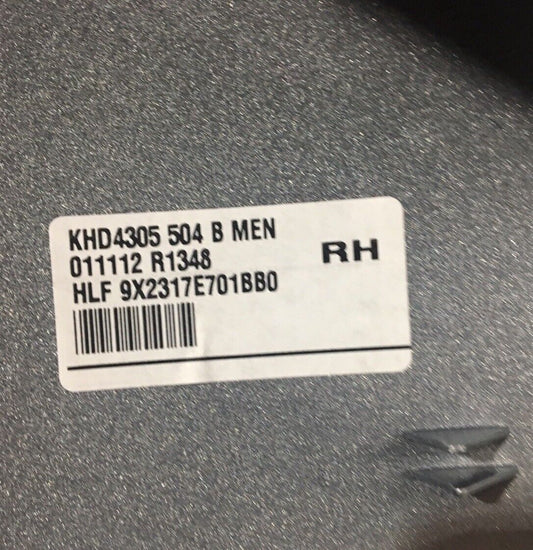 Jaguar XF Right  Hand OS Door Mirror Indus Silver MEN 2008-2013 Wing Mirror