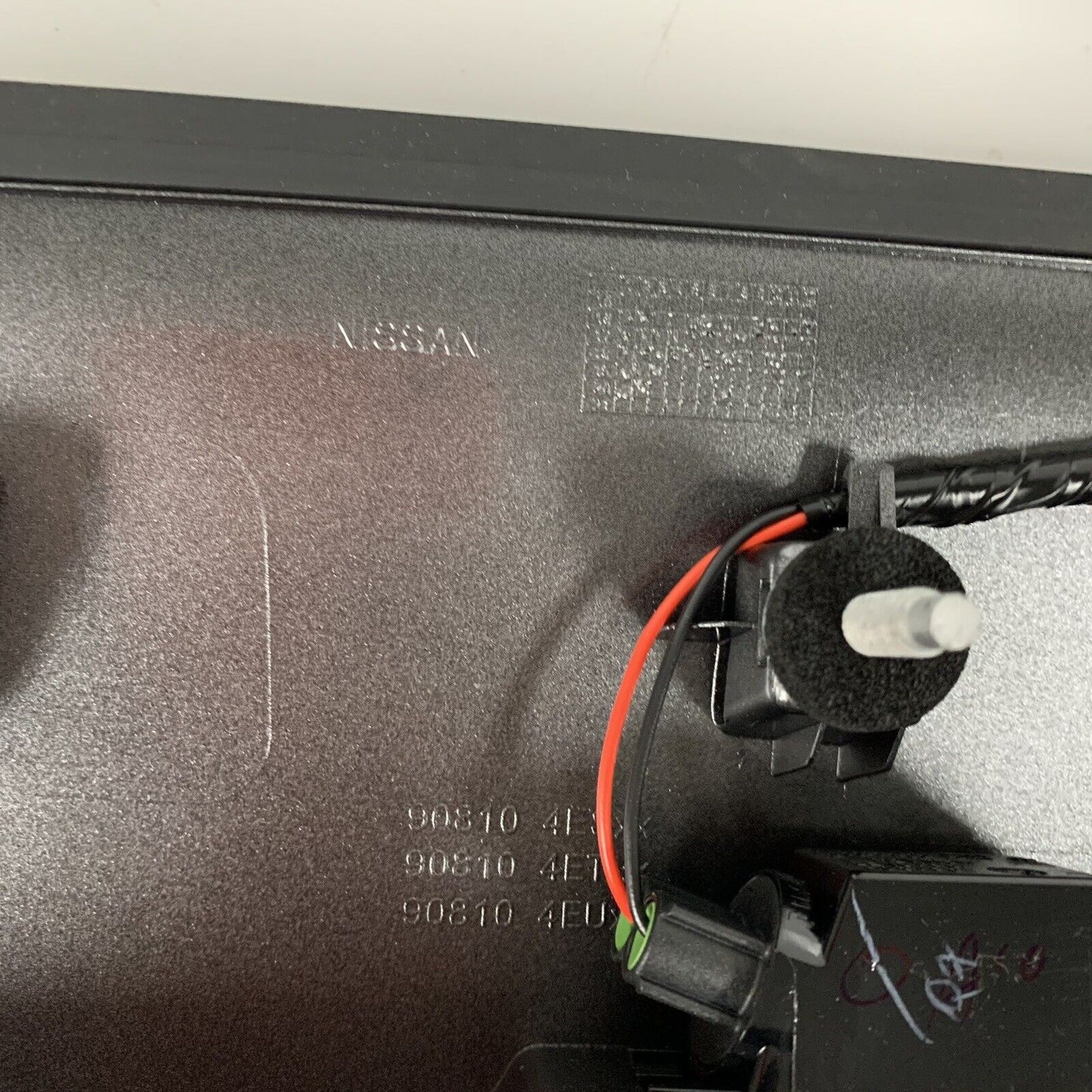 New Genuine Grey Nissan Qashqai Tailgate Boot Button Handle Trim Cover