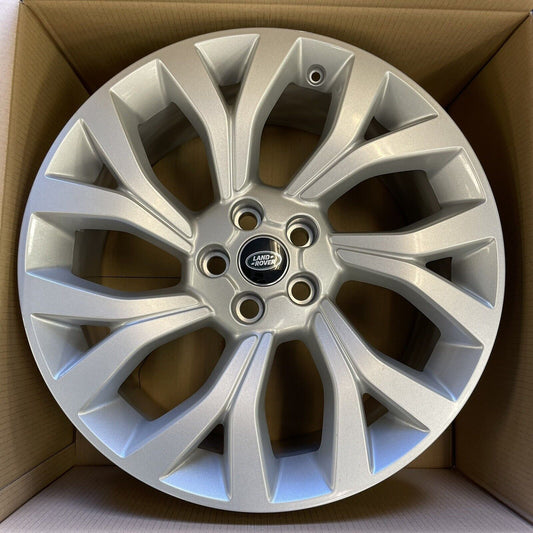 Genuine Range Rover 21” Alloy Wheel Flute Sparkle Silver LR098797 Jk52-1007-ca
