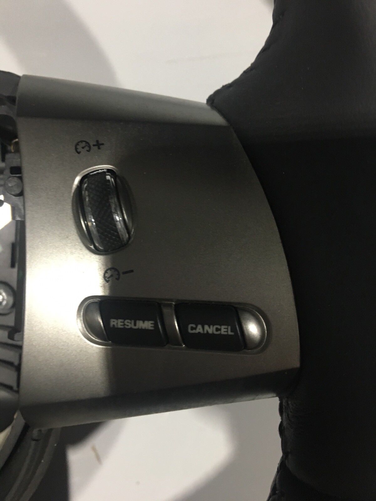 Genuine Jaguar XF Black Leather Steering Wheel