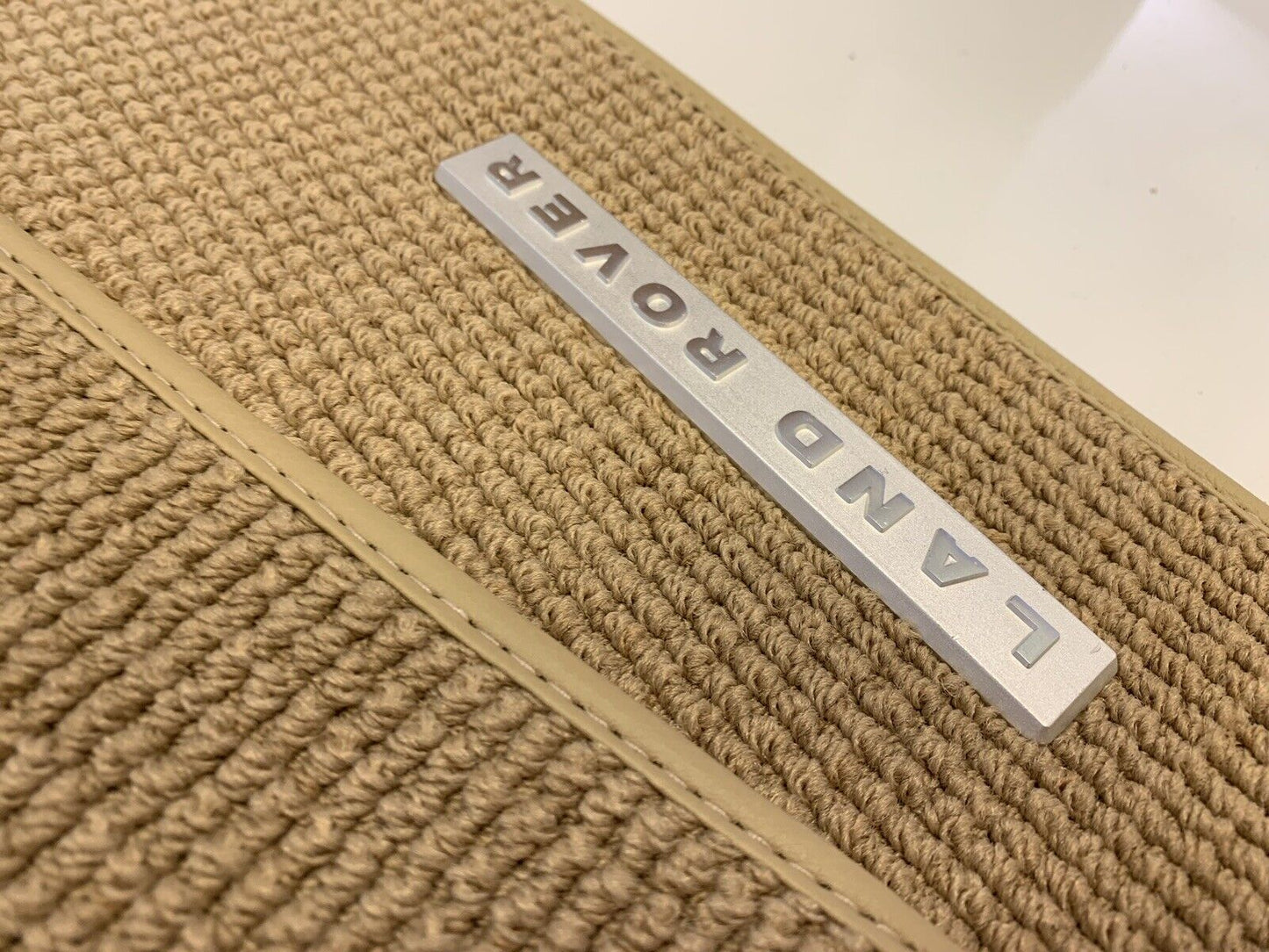 OE Freelander 2 Floor Contour Mat Set Alpaca Beige Carpet LHD LR002497
