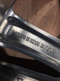 Genuine Jaguar XJ 19" Rear Toba Polished Alloy Wheel 10Jx19CHx46MM C2d7282