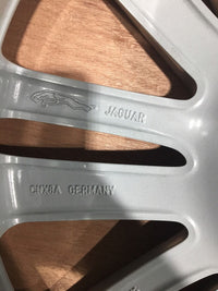 Genuine Jaguar 19" F-pace Razor Twin 7 Spoke Alloy Silver 8.5Jx19 45 T4a2306