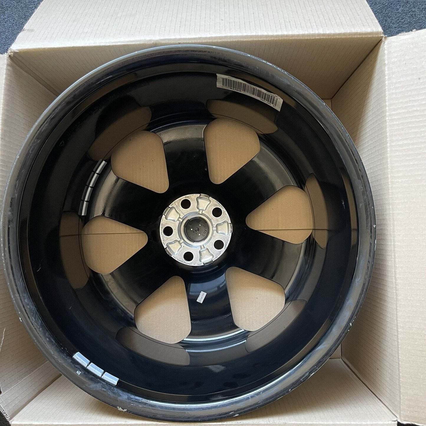 Jaguar XF RS Alloy Wheel 20" Varuna Black & Diamond Cut 10.5x20 Dx2m1007db