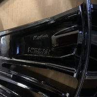 Genuine Set Of Nissan Juke 19" Alloy Wheel diamond Cut Gloss Black 7.5J 35