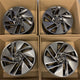 Genuine Set  Nissan Qashqai 17" Grey Alloy Wheels  7J 40 offset D03006UA2A