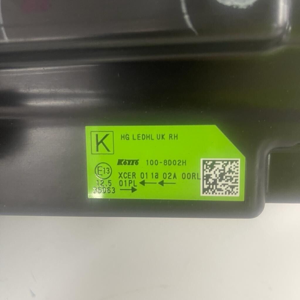 Genuine Nissan Qashqai Adaptive LED Headlight RH Off Side Drivers 26010 6UA0B