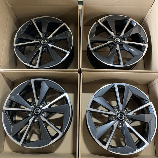 New Genuine Nissan Qashqai Juke 19" Alloy Wheels Diamond Cut  D03006UA4J