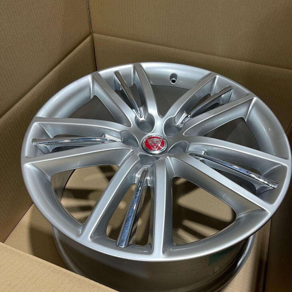 Genuine Jaguar XJ 20" Portfolio Selena Silver Alloy Wheel 9jx20 49 C2C39725