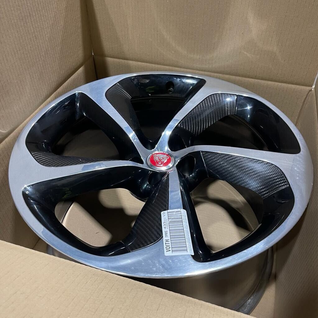 Genuine Jaguar F Type 20” Forged Aero  Alloy Wheel 10.5J Carbon Fibre T2R3293