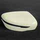 Genuine 2017 Nissan Qashqai Right Hand Off Side Solid White  Door Mirror Cover