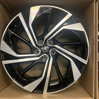 Genuine Set Nissan Qashqai 20" Alloy Wheels Diamond Cut and Gloss Black 6UA6A