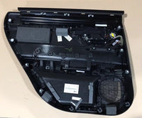 Jaguar XF X260 Rear Door Card RH Black Leather, Black Stitch DG11