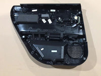 Jaguar XF X260 Rear Door Card RH Black Leather, Black Stitch Black Panel DG19