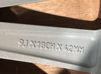 Genuine Jaguar XJ 18" Rear Manra Alloy Wheel 9Jx18CHx42MM