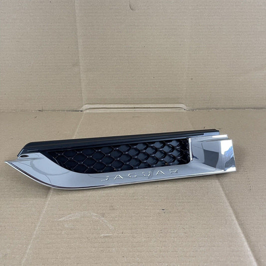 Genuine  New Left Hand JAGUAR F type Chrome Black Wing VENT Finisher Near Side