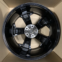 Genuine Set Of 4 Nissan Juke 19" Alloy Wheels Diamond Cut and Gloss Black 6PA3B