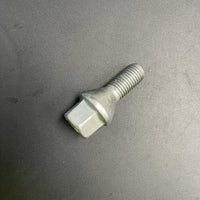 Single alloy wheel bolt nut lug M12 x 1.5 - m12x1.5, 17mm Hex, taper seat x1
