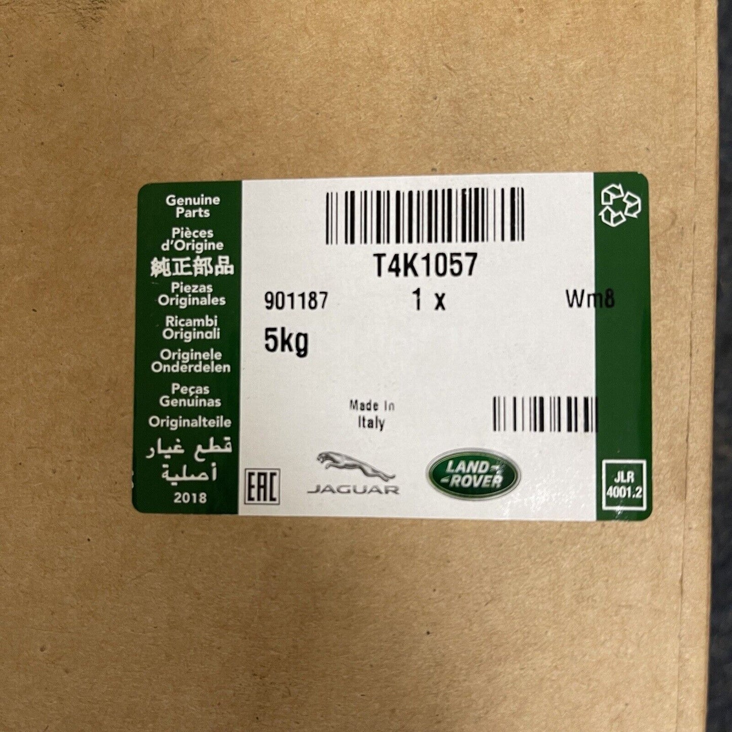 Jaguar I Pace Radiator Fan and Cowl T4K1057 T4K15875 J9D38C607AD