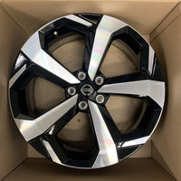 Genuine Set Of 4 Nissan Juke 19" Alloy Wheels Diamond Cut and Gloss Black 6PA3B