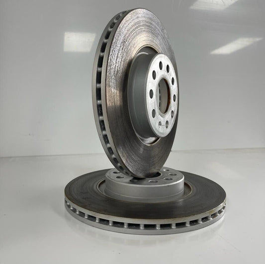 Genuine Pair Vw Volkswagen T Roc Front Brake Discs 5q0615301f