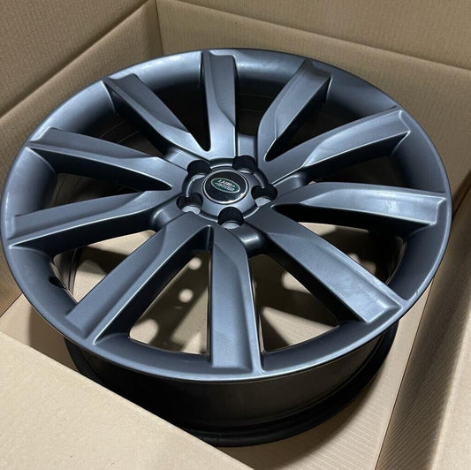 Genuine Range Rover Velar 21” Alloy Wheel Straight Black 21x8.5J CH 45 LR091541