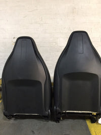 Pair Of Genuine Jaguar F-Type Black Leather Seats.