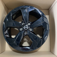 New Genuine Set Of 4 Nissan Qashqai 18" Gloss Black Alloy Wheels