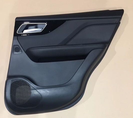 Jaguar Fpace Rear Door Card RH Leather, Black Stitch LED DG4