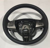 Genuine Jaguar XF Black Leather Steering Wheel