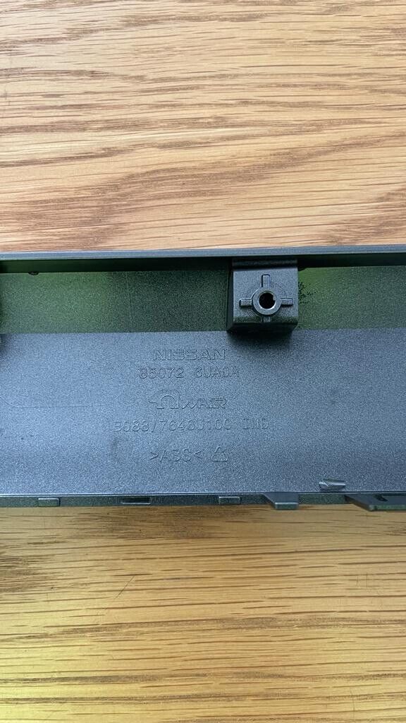 Genuine Nissan Qashqai Rear Bumper Moulding Tekna J12 - 85072 6UA0A