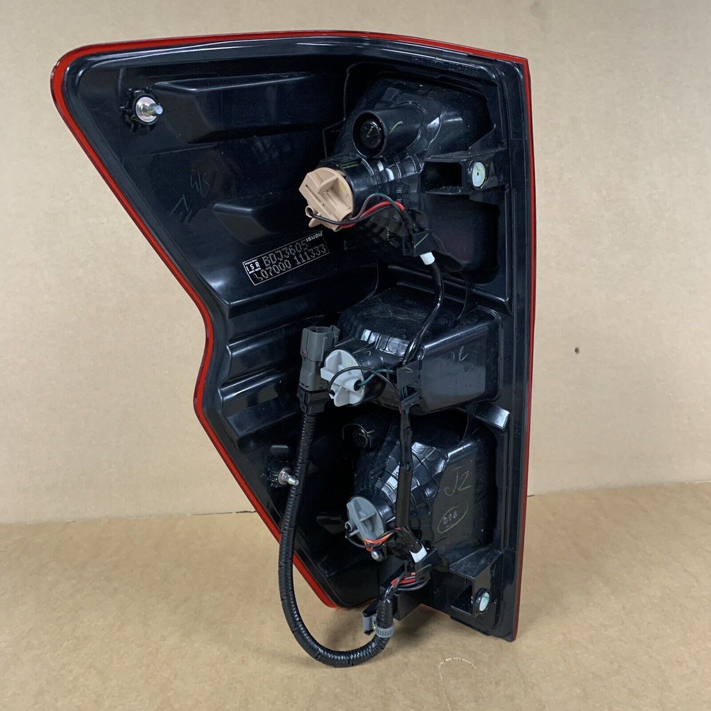 Genuine Isuzu D Max Right Rear Light Unit OSR Driver Side   D Max 2022