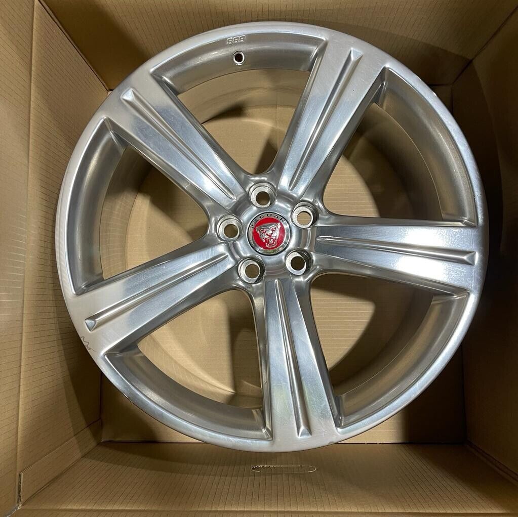 Genuine Jaguar XK Xkr 20" Front Cremona 8.5J X 20” Polished SilverC2P10530