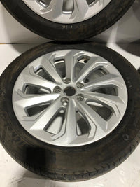 Set Of XE 17” Stealth silver Alloys and Michelin T4N26858